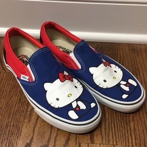 Women’s Hello Kitty Vans 8.5 Retro Slip On